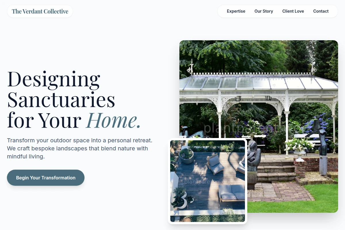 Serene Garden Design