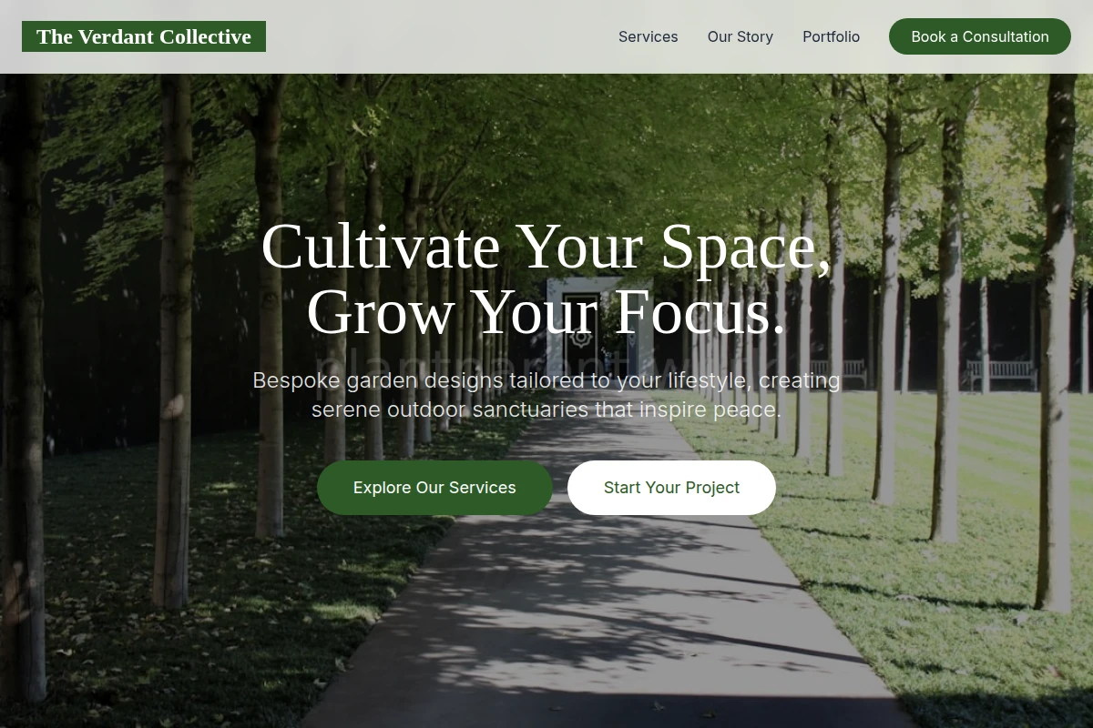 Verdant Garden Design