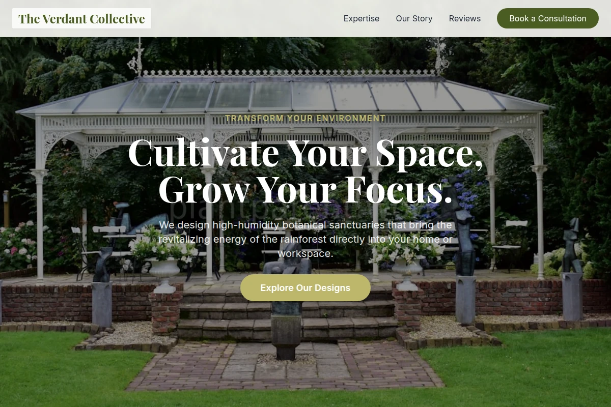 Humidity Garden Design
