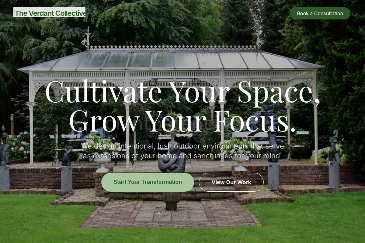 Verdant Garden Design