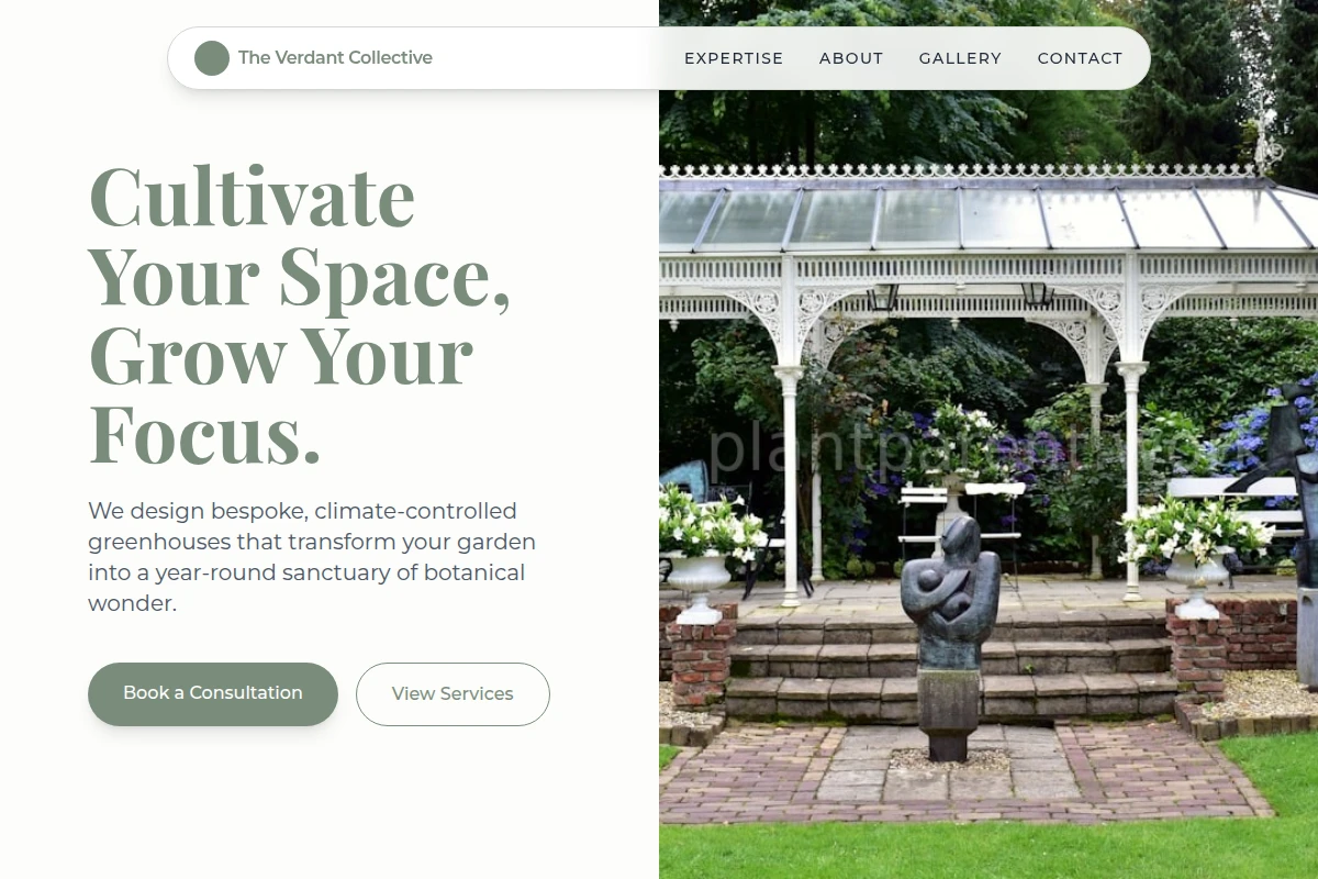 Greenhouse Garden Design