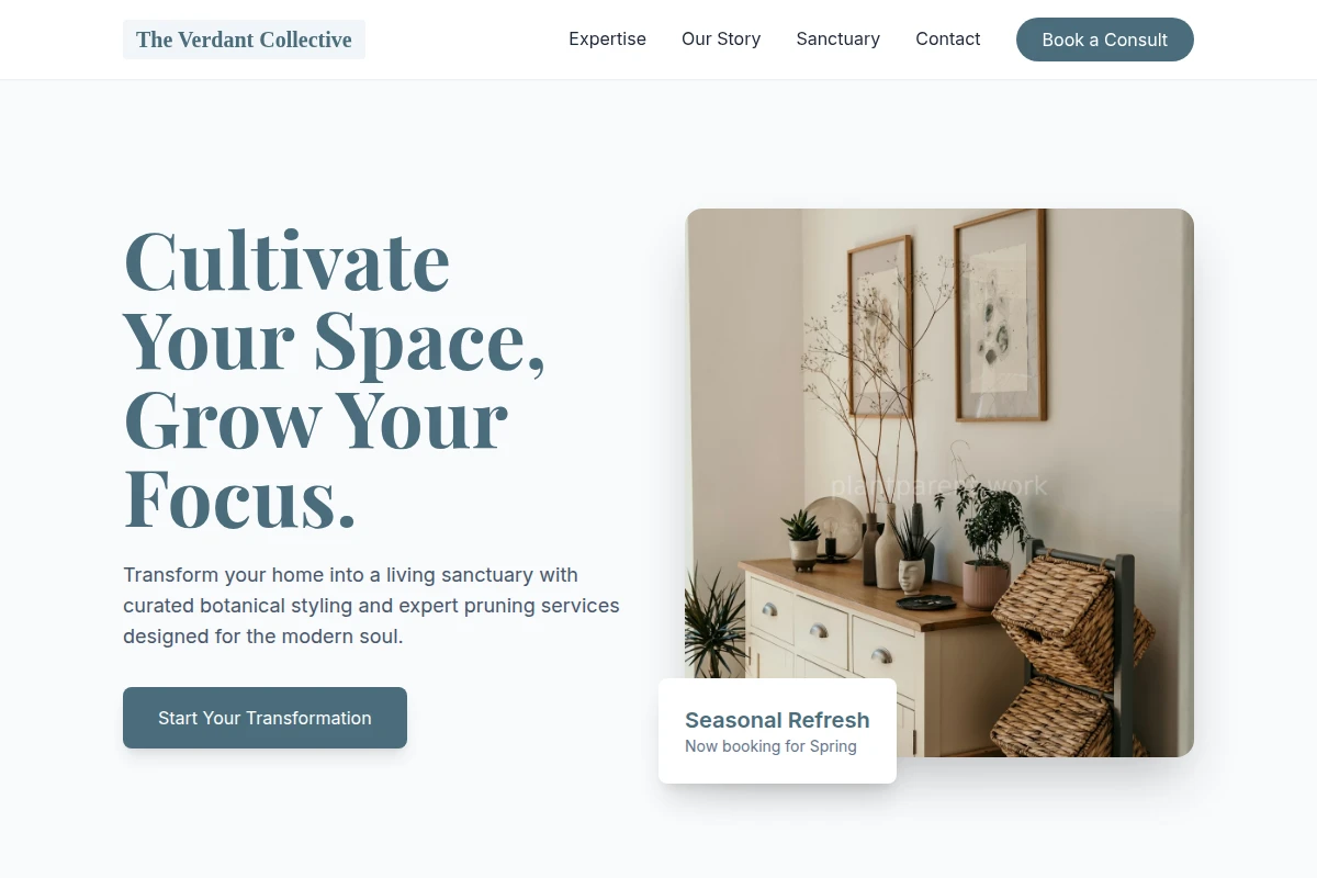 Pruning Home Decor