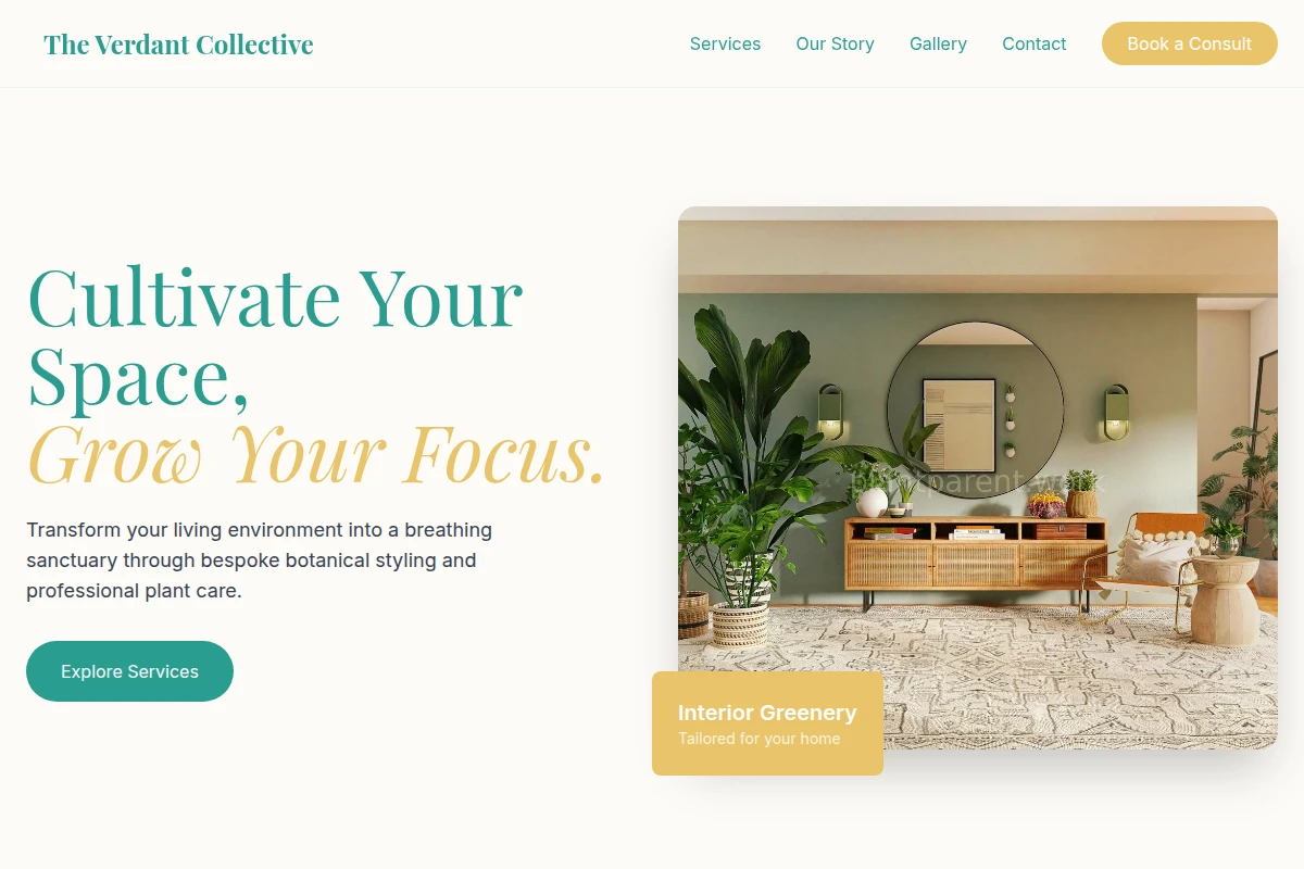 Watering Home Decor