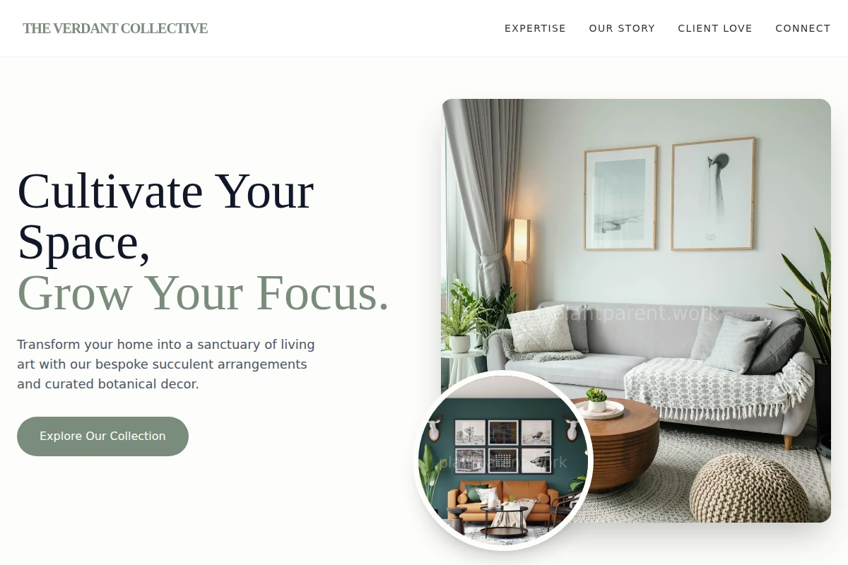 Succulent Home Decor