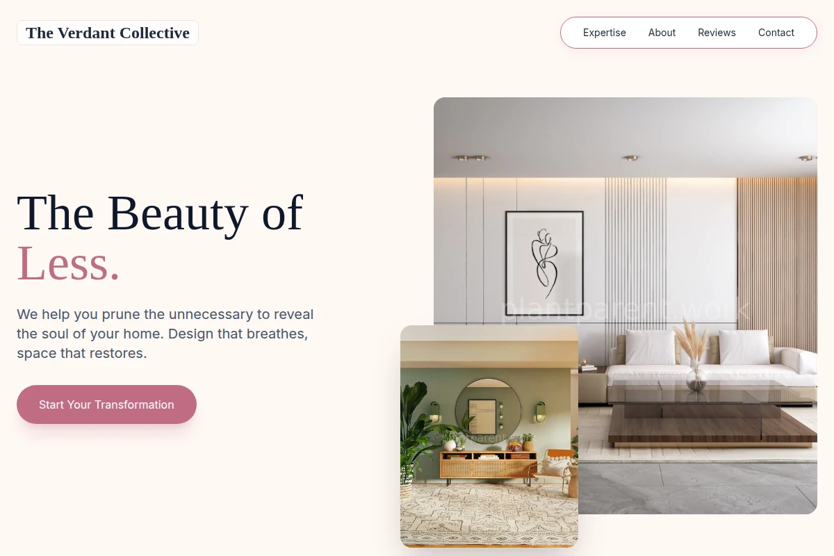 Pruning Interior Design