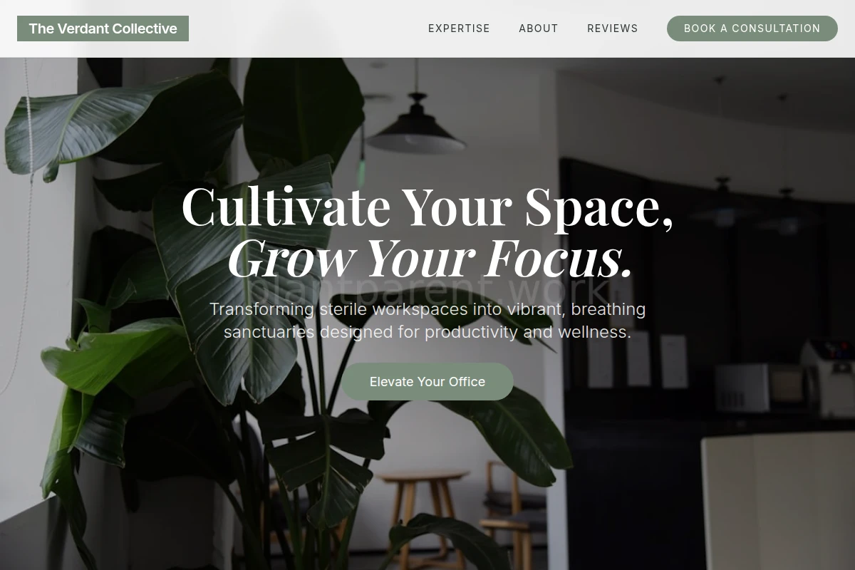 Cultivate Office Plants