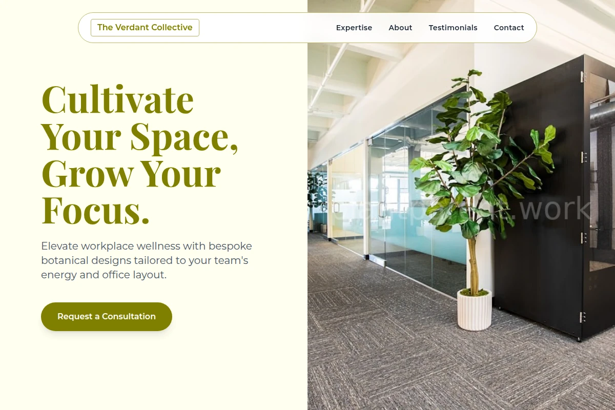 Habitat Office Plants