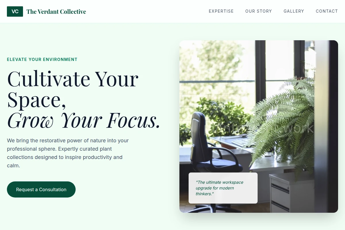 Nurture Office Plants